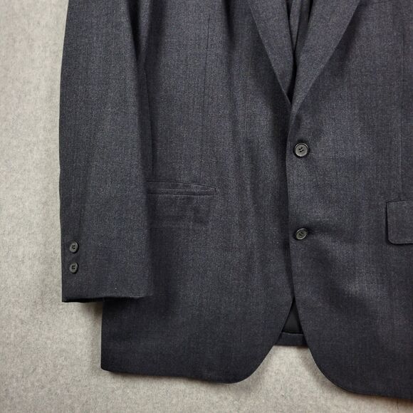 Brooks Brothers 100% Wool Black LS 2 Button Notch Suit Blazer Men's 42R USA Made - Picture 5 of 13